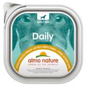 9x300g poulet, jambon, fromage Almo Nature Daily nourriture