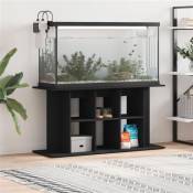 vidaXL Support pour aquarium noir 120x40x60 cm bois d'ingénierie