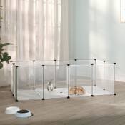Vidaxl - Cage pour petits animaux Transparent 144x74x46,5