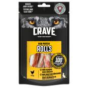 50g Rolls bœuf Crave Protein friandises pour chien