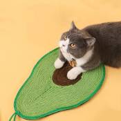 Fortuneville - planche à gratter pour chat, jouet en corde de sisal, planche à gratter pour chaton, jouets de protection de meubles, planche à