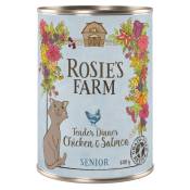 Rosie's Farm Senior 1 x 400 g pour chat - Senior: Huhn & Lachs