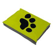 1001kdo - Coussin pour chien 60 x 45 cm vert