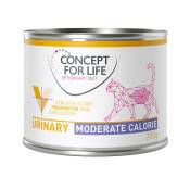 Lot Concept for Life Veterinary Diet 24 x 200 g /185 g - Urinary Moderate Calorie poulet