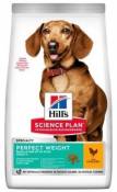 Science Plan Small & Mini Adult Perfect Weight au Poulet 1.5 Kg Hill's