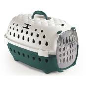 Stefanplast - Cage de transport Smart chic verte max 6 kg pour petit chien et chat Vert