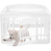 Dripex - Parc, cage, parc, chenil, niche pour chien, chat d'intérieur et d'extérieur, avec 4 panneaux et porte verrouillable, l 91,5 x p 91,5 x h 60