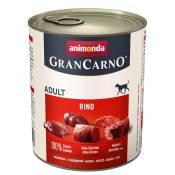 Lot animonda GranCarno Original 24 x 800 g pour chien - bœuf