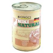 6 boîtes de 400 g chacune: Niki Natural turkey nourriture humide pour chiens 6 boîtes 400 g chacune