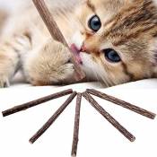 Beetest Bâtons de Matatabi [20pcs], Cat Catnip Cleaning