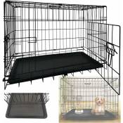 Cage pour chien 77.5 x 48.5 x 55.5 cm Pliable avec