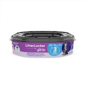 Poubelle à litière LitterLocker® by Litter Genie pour chat - 6 recharges (SANS la poubelle)