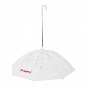 Puppia Parapluie pour Chien, Taille Unique, Blanc