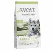 2x12kg Junior Green Fields Wolf of Wilderness - Croquettes