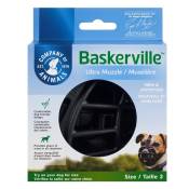 Muselière pour chien noire caoutchouc thermoplastique