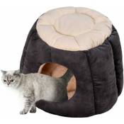 Petite maison pour chat intérieure Nid de cage de couchage chaud d'intérieur – Outil de couchage en coton pour chats, chiens et autres petits animaux