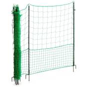 Filet pour poulailler mobile Filet clôture poule L15 m H125 cm avec électricité