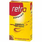 Retro RESER4 RÉPULSIF Serpents Mini-GRANULÉS, Rouge,Jaune