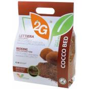 2g Pet Food - cocco bed 1 lt: lit cocco Literie en fibre de coco pour petits animaux 100% fibres végétales uniquement