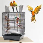 Cage pour Canaris et Petits Oiseaux Cage Rectangulaire