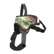 Harnais TUFFHOUND Camouflage pour chien - Vert (Taille: