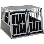 Helloshop26 - Cage pour chien à double porte 94 x