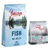 Croquettes Purizon 12 kg + 1,8 kg Single Meat saumon offerts ! - poisson