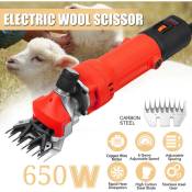 Tondeuse électrique pour moutons, 650 W 6 vitesses professionnelles réglables et résistantes pour chèvre, lama, cheval, animal de ferme, fourrure,