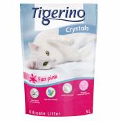 5L Litière Tigerino Crystals Fun rose - pour chat