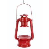 Animallparadise - Mangeoire lanterne rouge à suspendre, hauteur 23 cm, pour oiseaux Rouge
