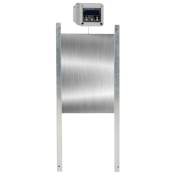 Idmarket - Porte automatique poulailler programmable heure et luminosité extérieure 33x50 cm - Gris