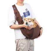 Linghhang - New Dog Pet Crossbody Bag (Coffee), Crossbody