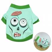 quanju cheer Halloween Brain Monster Print Vêtements