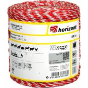 Horizont - Fil hotshock W6 400m Blanc / rouge