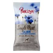 Purizon Single Meat Adult saumon, épinards - sans céréales pour chien - 100 g - saumon, fleurs de bleuet