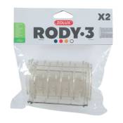 Zolux - 2 tubes droits pour connexion de cages Rody