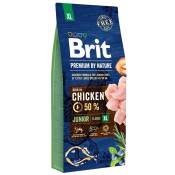 2x15kg Junior XL Brit Premium by Nature nourriture sèche pour chien