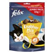 3x330g Party Mix : trois fromages Felix Friandises pour chat + 1 paquet offert !
