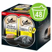 48x37,5g Sheba Perfect Portions poulet - Pâtée pour