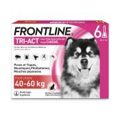 6 pipettes Frontline Tri Act pour chien de très grande