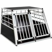 Cage de transport pour chien double dos droit 97 x