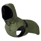 Manteau de pluie Rukka® Streamy Eco, olive pour chien - longueur du dos : 45 cm environ