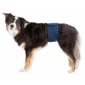 Trixie - Couches pour chiens mâles, maille respirable s-m: 37-45 cm, bleu foncé