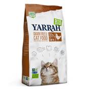 Yarrah Bio poulet bio, poisson sans céréales pour chat - 2 x 6 kg
