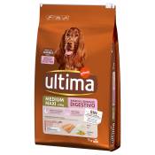 2x7kg Medium / Maxi Sensitive saumon Ultima Croquettes pour chien
