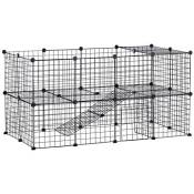 Cage parc enclos pour animaux domestiques L 146 x l