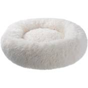 Coussin rond pour chien Donut, antidérapant, moelleux, lavable, choix de couleurs et de tailles, beige, ø 80 cm - Petstuff