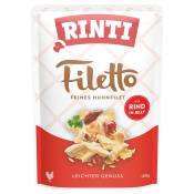 Lot RINTI Filetto en gelée 48 x 100 g pour chien -