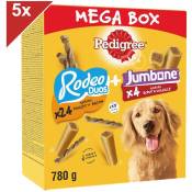 Mega Box Récompenses Rodeo Duos & Jumbone Friandises pour chien 5x780g - Pedigree