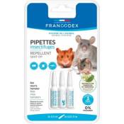 3 Pipettes Insectifuges Pour Rats, Souris, Hamsters